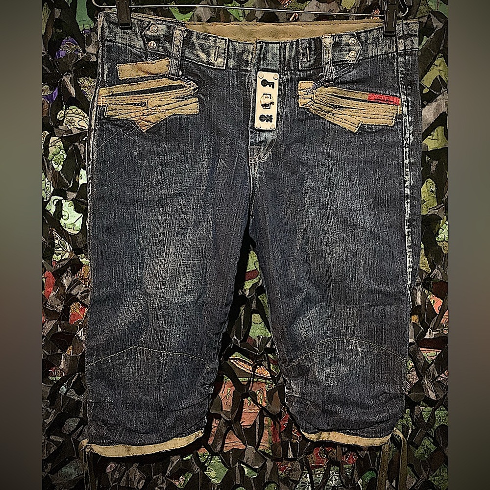 RARE Vtg Marithe+Francois Girbaud Mad Max-y Capris